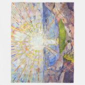 エドバードムンク – The Sun 1911 フリースブランケット (正面)