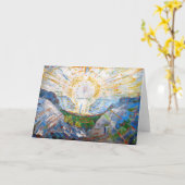 エドバードムンク – The Sun 1912 カード (黄色い花)