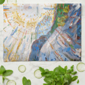 エドバードムンク – The Sun 1912 キッチンタオル (折り畳み)