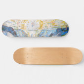 エドバードムンク – The Sun 1912 スケートボード (横)