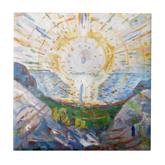 エドバードムンク – The Sun 1912 タイル (正面)