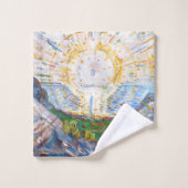 エドバードムンク – The Sun 1912 バスタオルセット (ウォッシュタオル)