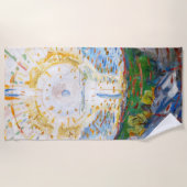 エドバードムンク – The Sun 1912 ビーチタオル (正面)