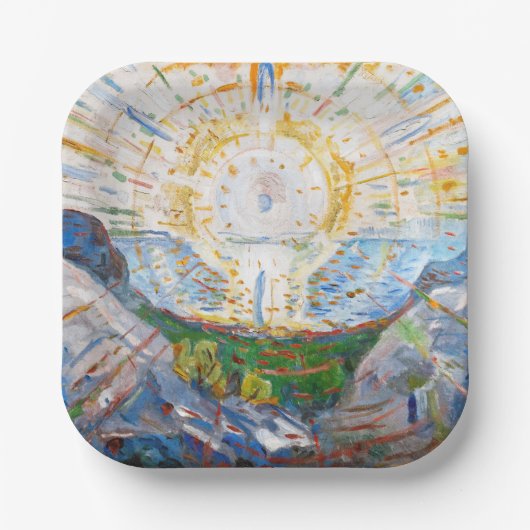 エドバードムンク – The Sun 1912 ペーパープレート (正面)