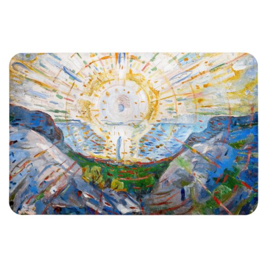 エドバードムンク – The Sun 1912 マグネット (横)