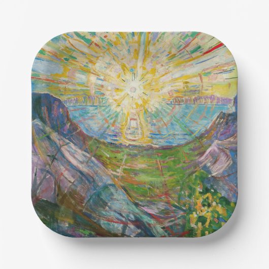 エドバードムンク – The Sun 1916 ペーパープレート (正面)