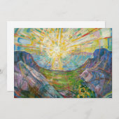 エドバードムンク – The Sun 1916 招待状 (正面/裏面)