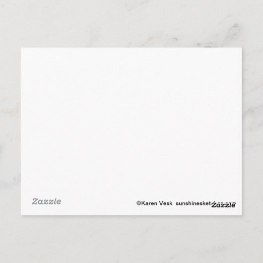 エドバードムンチかわいい猫のスプルーフポストカードを叫ぶ ポストカード (裏面)