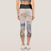 エドバードムンチサンライズアールヌーボー表現主義 カプリレギンス (裏面)