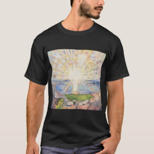 エドバードムンチサンライズアールヌーボー表現主義 Tシャツ