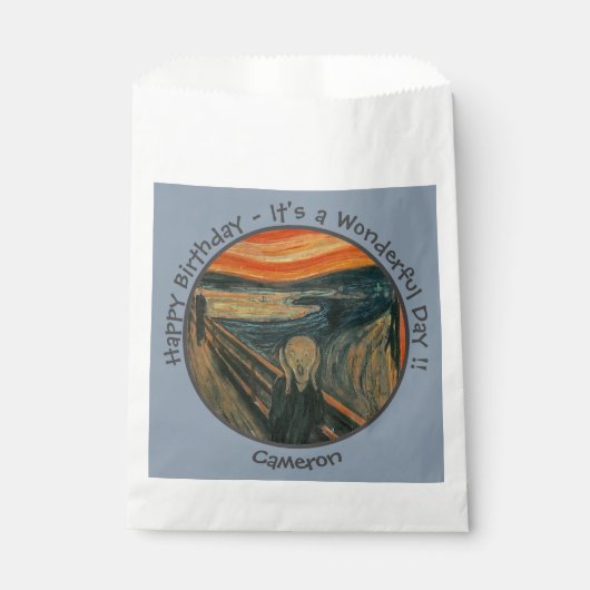 エドバードムンチザスクリームパーティーアイテムコレクション フェイバーバッグ (正面)