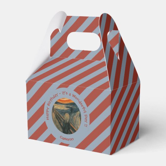 エドバードムンチザスクリームパーティーアイテムコレクション フェイバーボックス (正面サイド)