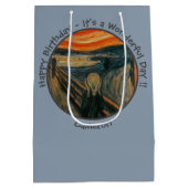 エドバードムンチザスクリームパーティーアイテムコレクション ミディアムペーパーバッグ (裏面)