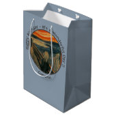 エドバードムンチザスクリームパーティーアイテムコレクション ミディアムペーパーバッグ (裏面アングル)