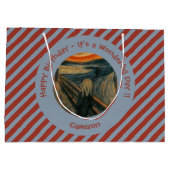 エドバードムンチザスクリームパーティーアイテムコレクション ラージペーパーバッグ (裏面)