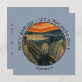 エドバードムンチザスクリームパーティーアイテムコレクション 招待状 (正面/裏面)