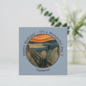 エドバードムンチザスクリームパーティーアイテムコレクション 招待状 (スタンド正面)