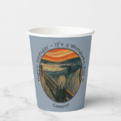 エドバードムンチザスクリームパーティーアイテムコレクション 紙コップ (裏面)