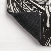 エドバードムンチザスクリームリトグラフプリント有名 マウスパッド (コーナー)