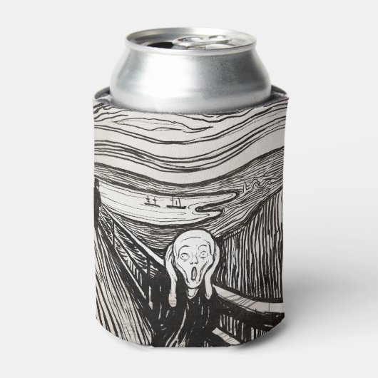 エドバードムンチザスクリームリトグラフプリント有名 缶クーラー (缶正面)