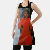 エドバードムンチ赤と白- エプロン (インサイチュ)