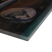 エドバードムンチ赤と白- カッティングボード (角)