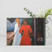 エドバードムンチ赤と白- サンキューカード (スタンド正面)