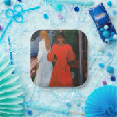 エドバードムンチ赤と白- ペーパープレート (パーティー)