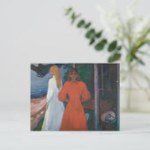 エドバードムンチ赤と白- ポストカード (スタンド正面)