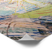 エドバードムンチ – ザ・サン ポスター (角)