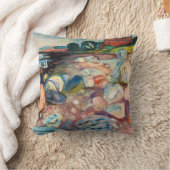 エドバードムンチ – ショアウィズレッドハウス クッション (ブランケット)