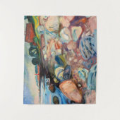 エドバードムンチ – ショアウィズレッドハウス タペストリー (正面)