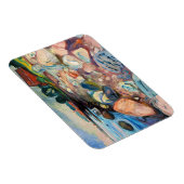 エドバードムンチ – ショアウィズレッドハウス マグネット (右側)