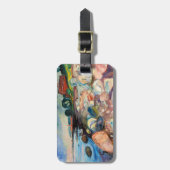 エドバードムンチ – ショアウィズレッドハウス ラゲッジタグ (正面縦)