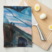 エドバードムンチ – スターリーナイト1922 キッチンタオル (四つ折り)