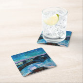 エドバードムンチ – スターリーナイト1922 スクエアペーパーコースター (インサイチュ)