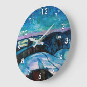 エドバードムンチ – スターリーナイト1922 ラージ壁時計 (傾斜)