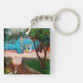 エドバードムンチ – ダンスオンビーチ キーホルダー (裏面)