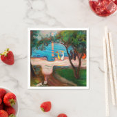 エドバードムンチ – ダンスオンビーチ スタンダードカクテルナプキン (インサイチュ)