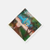 エドバードムンチ – ダンスオンビーチ スタンダードカクテルナプキン (角)