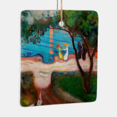 エドバードムンチ – ダンスオンビーチ セラミックオーナメント (右)