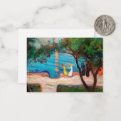 エドバードムンチ – ダンスオンビーチ ノートカード (正面/裏面インサイチュ)