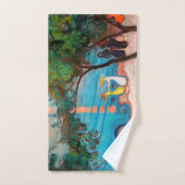 エドバードムンチ – ダンスオンビーチ バスタオルセット (ハンドタオル)