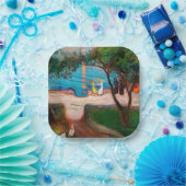 エドバードムンチ – ダンスオンビーチ ペーパープレート (パーティー)