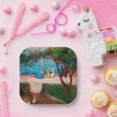 エドバードムンチ – ダンスオンビーチ ペーパープレート (パーティー)