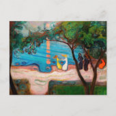 エドバードムンチ – ダンスオンビーチ ポストカード (正面)