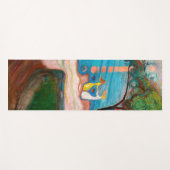 エドバードムンチ – ダンスオンビーチ ヨガマット (正面(横))