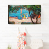 エドバードムンチ – ダンスオンビーチ 横断幕 (インサイチュ)