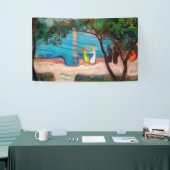 エドバードムンチ – ダンスオンビーチ 横断幕 (トレードショー)