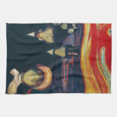 エドバードムンチ – 不安 キッチンタオル (横)